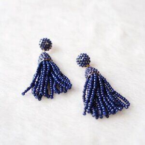BaubleBar Mini Piñata Tassel Drop Earrings in Blue
